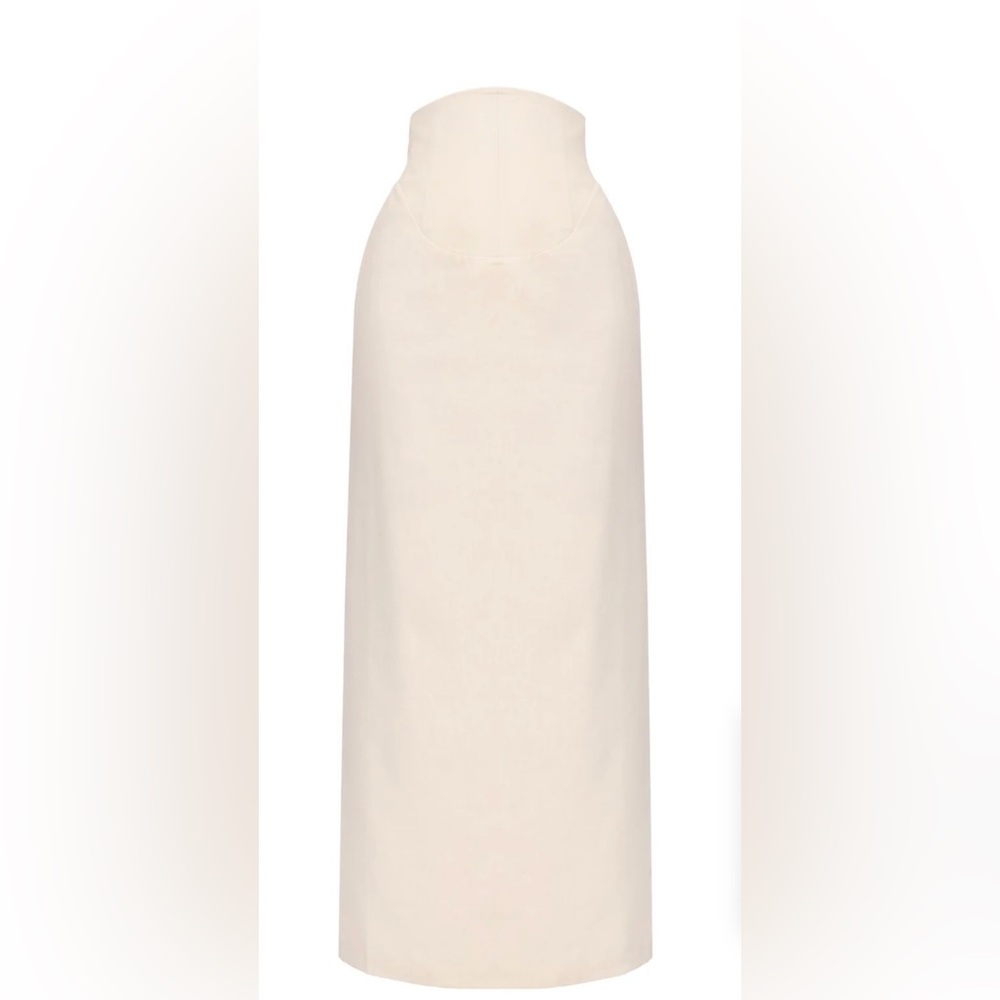 Andrea Iyamah Lino Corset Skirt
